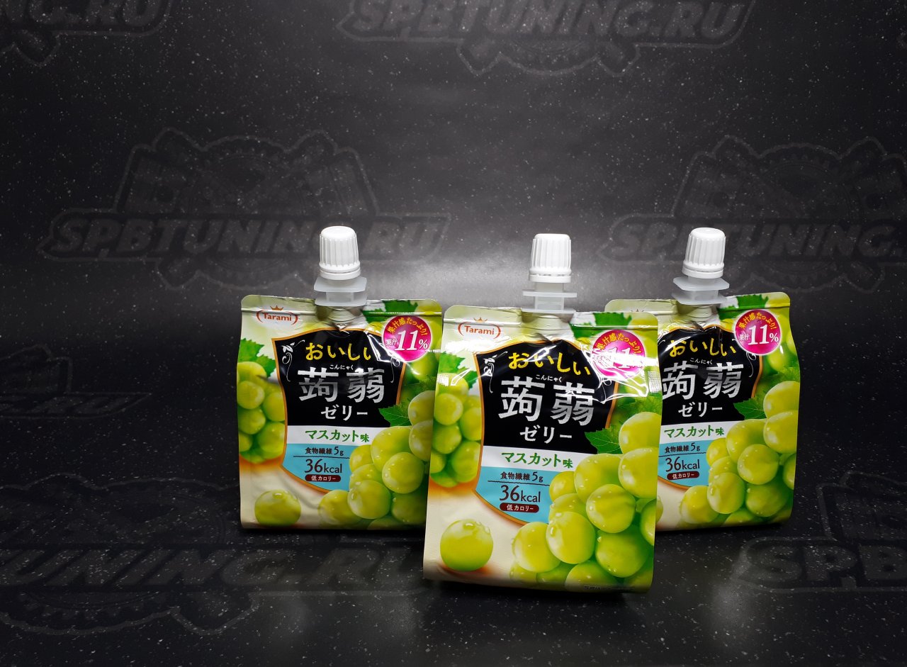 Желе питьевое Tarami Конняку со вкусом Муската, 150 гр. 