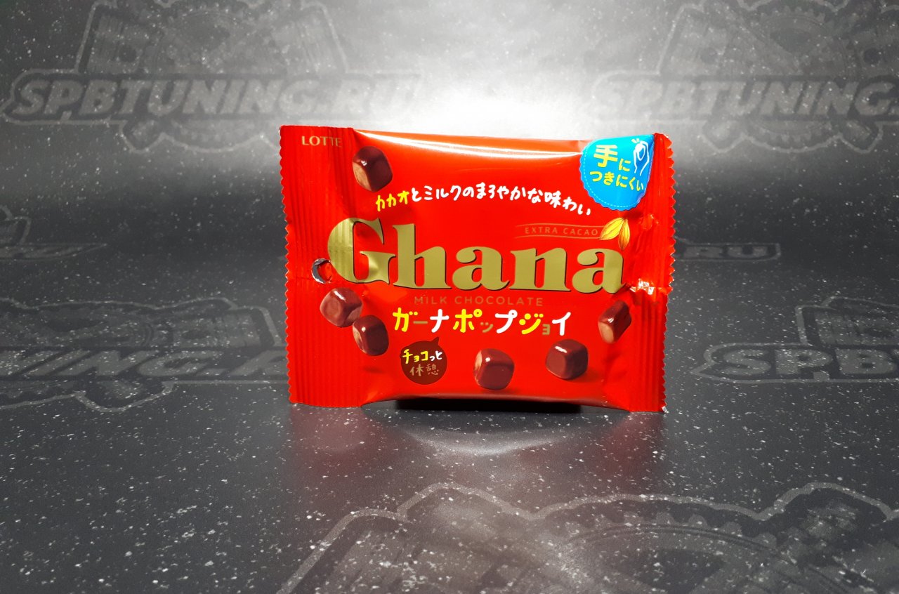 Шоколад ГАНА молочный, Lotte, 37гр. 