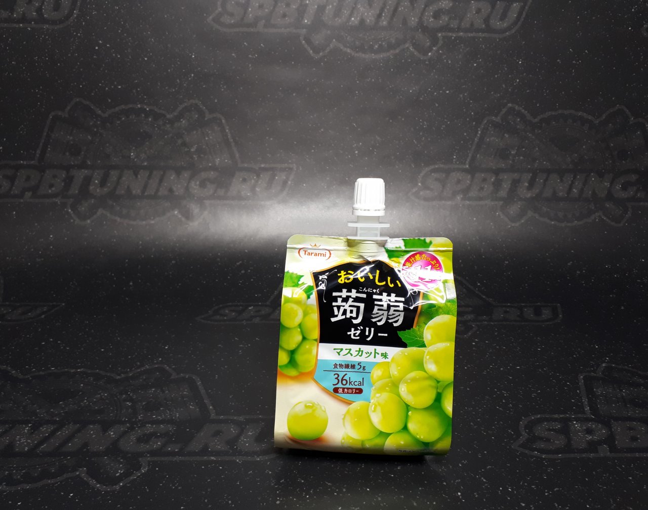 Желе питьевое Tarami Конняку со вкусом Муската, 150 гр. 