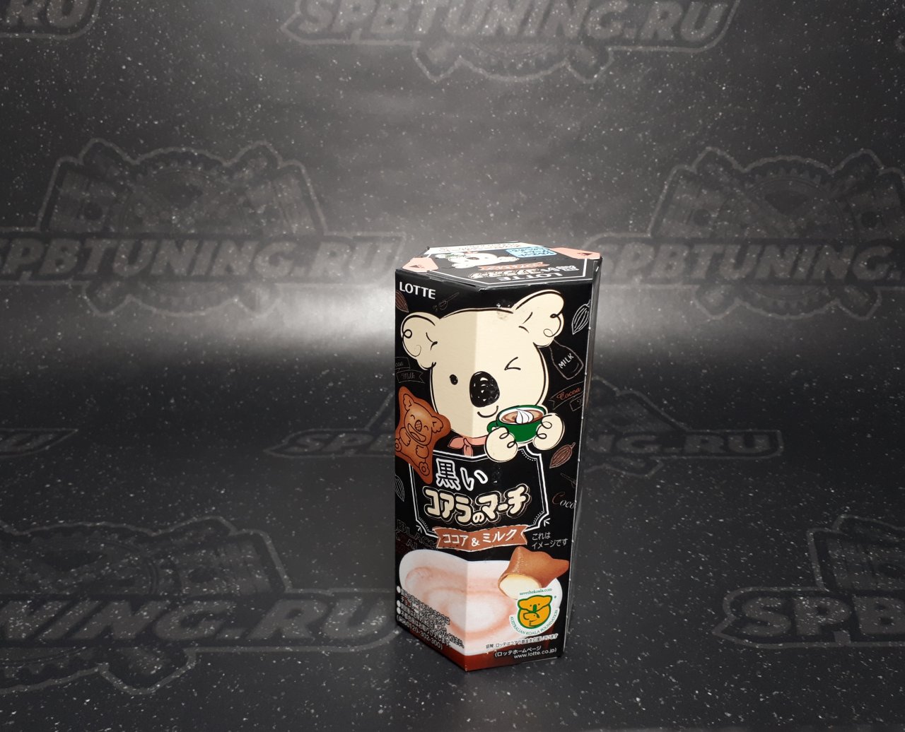 Печенье Koala’s March с темным шоколадом вкус какао и молока, Lotte, 48 гр.