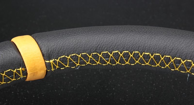 Руль 340мм, DRIFTING желтый