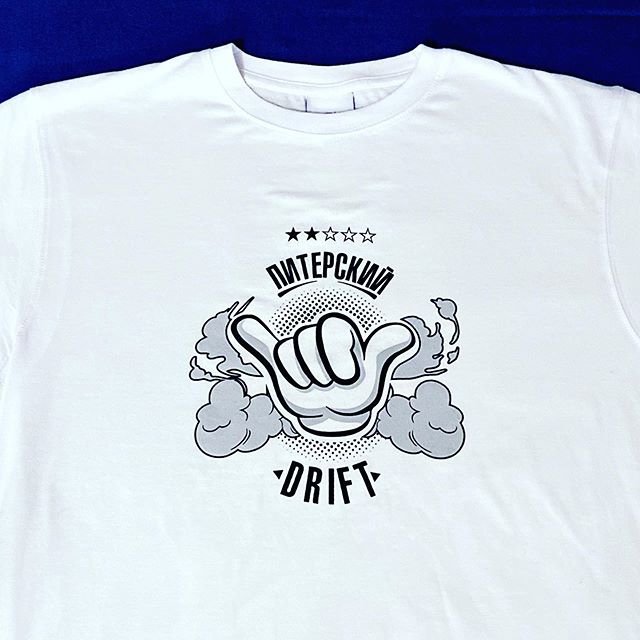 Футболка Нелегал «Питерский Drift» - размер M