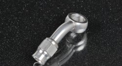 Фитинг BANJO AN3 - 10,2 мм, 45°, под тефлоновый шланг PTFE, нержавеющая сталь