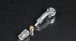 Фитинг BANJO AN3 - 10,2 мм, 45°, под тефлоновый шланг PTFE, нержавеющая сталь