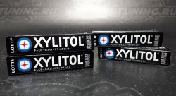 Резинка жевательная Xylitol Gum Black mint со вкусом свежей мяты, Lotte, 21 гр.
