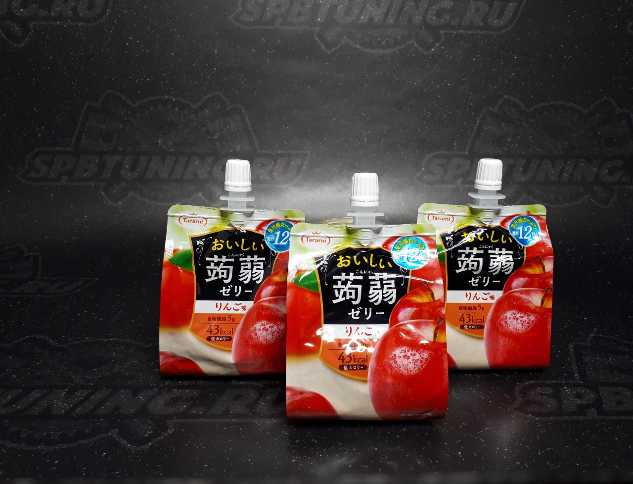 Желе питьевое Tarami Конняку со вкусом Яблока, 150 гр.