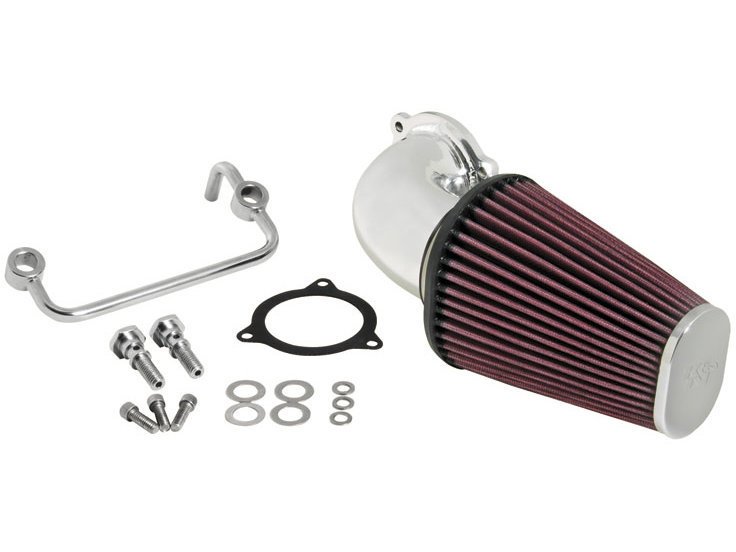 Система впуска K&N 63-1122P AIRCHARGER; H/D TOURING MODELS; 08-10, POLISHED
