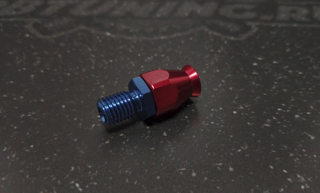 Адаптер M10*1.5 - шланг AN4 тефлон