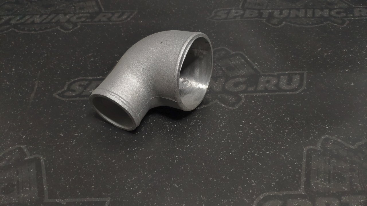 Отвод алюминиевый переходной 90гр 51-76мм