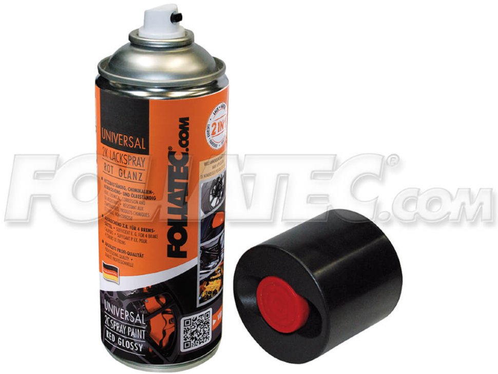 Краска для суппортов АЭРОЗОЛЬ FOLIATEC черная глянцевая Black (2131)