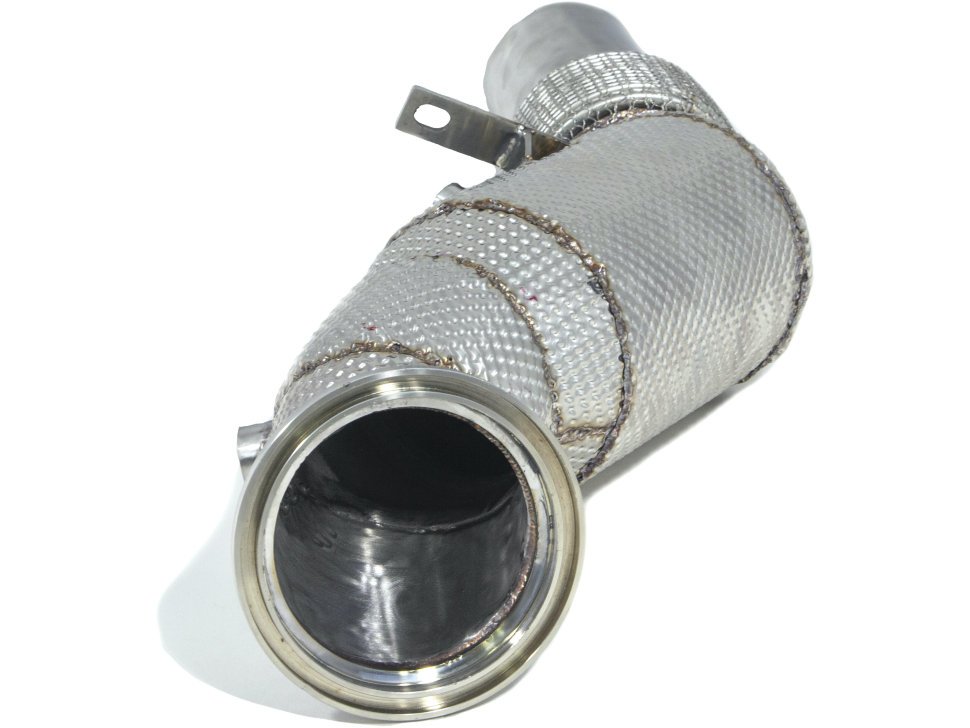 Приемная труба (даунпайп) BMW-DP-0248 BlackRock Lab BMW B48 2014->; F30 320i, 330i;