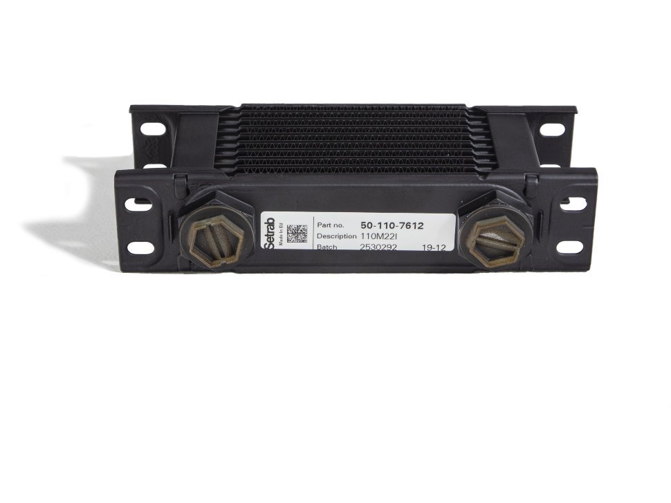 Радиатор масляный 10 рядов; 210 mm ширина; ProLine STD (M22x1,5 выход) Setrab, 50-110-7612