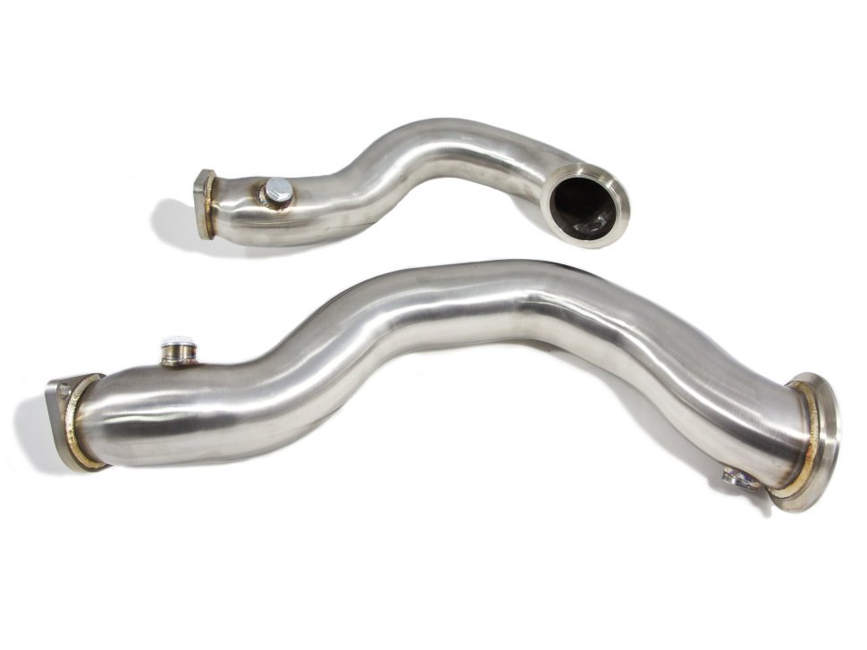 Приемная труба (даунпайп) BMW-DP-0241 BlackRock Lab BMW N54; 335i E90; E82 135i