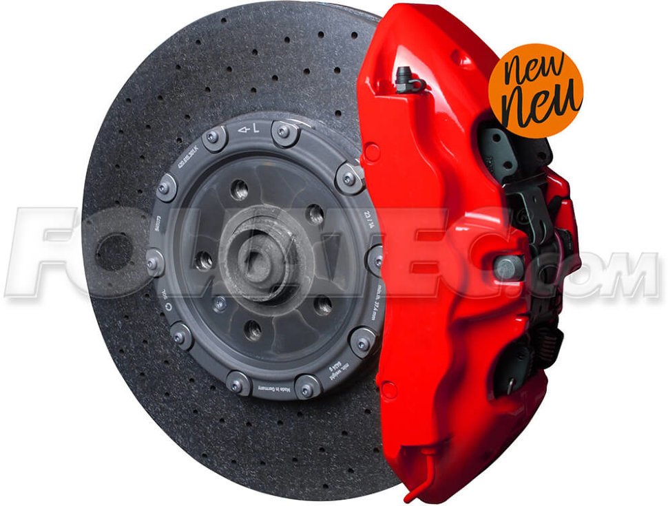 Краска для суппортов FOLIATEC красная ГЛЯНЦЕВАЯ Performance Red (2194)