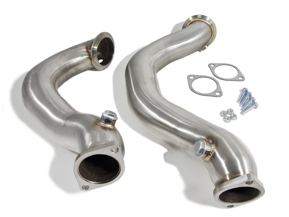 Приемная труба (даунпайп) BMW-DP-0241 BlackRock Lab BMW N54; 335i E90; E82 135i