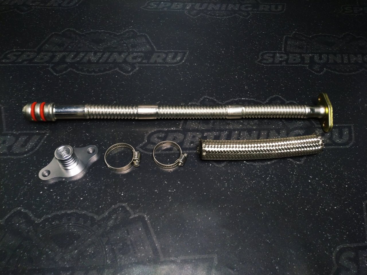 Слив масла 1-2JZ для турбин GT35 (малый фланец)