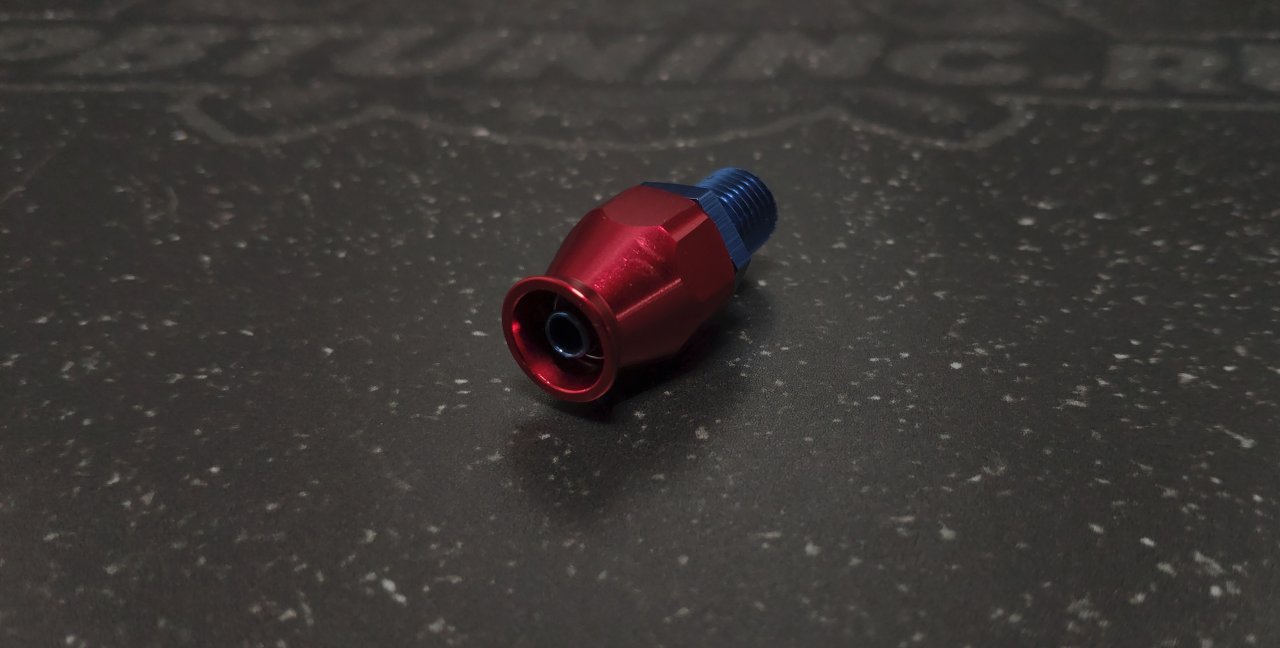 Адаптер M10*1.5 - шланг AN4 тефлон