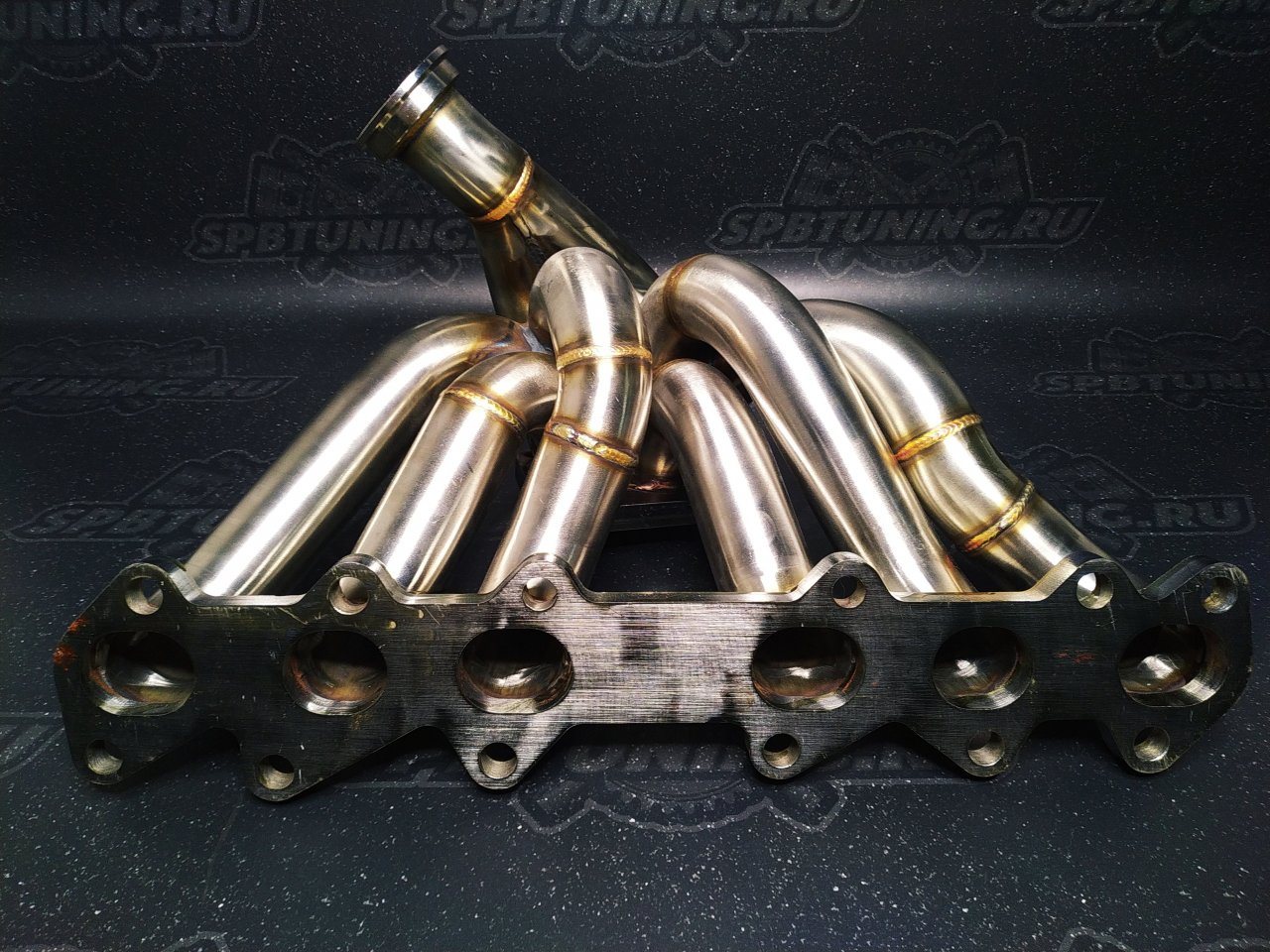 Выпускной коллектор Toyota 2jz 3mm T4 twin-scroll