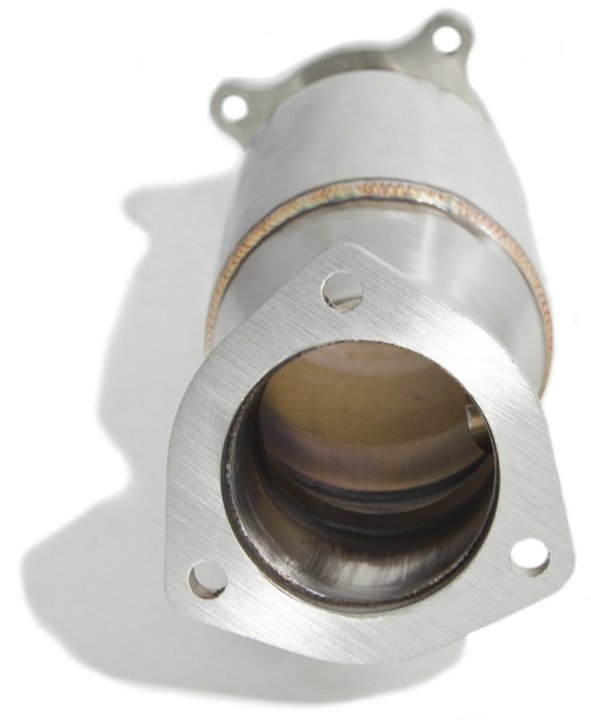 Приемная труба (даунпайп) VW-DP-0312 BlackRock Lab 2.0 TFSI A4 (B9), A5 (F5); Q5 (FYB)