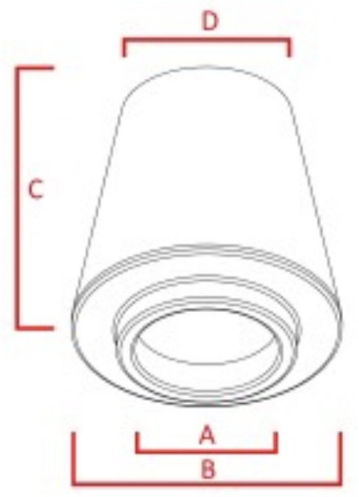 Фильтр нулевого сопротивления универсальный RAMAIR CC-157 поролоновый, посадочный d=57mm