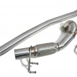 Приемная труба (даунпайп) VW-DP-0227 BlackRock Lab VAG 1.8, 2.0 TSI MQB полный привод 76mm