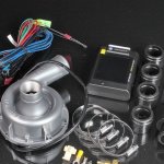  Электро-помпа системы охлаждения 150 л/мин универсальная + LCD контроллер, 12V с установочным комплектом DAVIES CRAIG