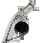 Приемная труба (даунпайп) VW-DP-0227 BlackRock Lab VAG 1.8, 2.0 TSI MQB полный привод 76mm