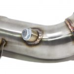 Приемная труба (даунпайп) VW-DP-0227 BlackRock Lab VAG 1.8, 2.0 TSI MQB полный привод 76mm