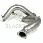 Приемная труба (даунпайп) VW-DP-0315 BlackRock Lab Audi 3.0 TFSI A6, A7, A8, S4 B8, S5 B8, SQ5