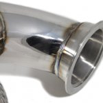 Приемная труба (даунпайп) VW-DP-0222 BlackRock Lab VAG 1.8, 2.0 TSI MQB передний привод