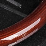 Руль NRG 330 мм, нулевой вылет, дерево 