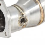 Приемная труба (даунпайп) VW-DP-0312 BlackRock Lab 2.0 TFSI A4 (B9), A5 (F5); Q5 (FYB)