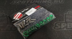 Шайбы декоративные Password JDM - зеленые 10 шт.