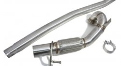 Приемная труба (даунпайп) VW-DP-0227 BlackRock Lab VAG 1.8, 2.0 TSI MQB полный привод 76mm