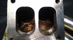 Выпускной коллектор Toyota 2jz 3mm T4 twin-scroll