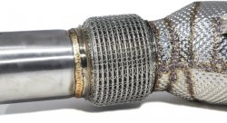 Приемная труба (даунпайп) BMW-DP-0248 BlackRock Lab BMW B48 2014->; F30 320i, 330i;