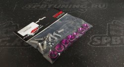 Шайбы декоративные Password JDM - фиолетовые 10 шт.