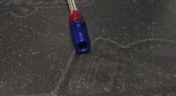 Шланг-удлинитель для установки датчика давления масла, фитинги алюминий