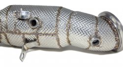 Приемная труба (даунпайп) BMW-DP-0248 BlackRock Lab BMW B48 2014->; F30 320i, 330i;