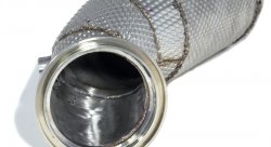 Приемная труба (даунпайп) BMW-DP-0248 BlackRock Lab BMW B48 2014->; F30 320i, 330i;