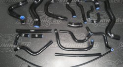 Патрубки системы охлаждения Toyota JZX100 черные 1jz-gte