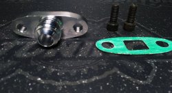 Фланец на слив масла AN10 - T3/T4