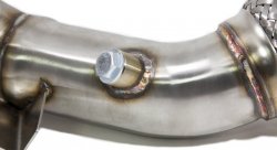 Приемная труба (даунпайп) VW-DP-0227 BlackRock Lab VAG 1.8, 2.0 TSI MQB полный привод 76mm