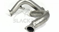 Приемная труба (даунпайп) VW-DP-0315 BlackRock Lab Audi 3.0 TFSI A6, A7, A8, S4 B8, S5 B8, SQ5