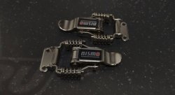 Клипсы для обвесов с пружинкой малые Nismo