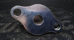 Фланец на слив масла на блок 1-2JZ AN10