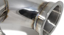 Приемная труба (даунпайп) VW-DP-0222 BlackRock Lab VAG 1.8, 2.0 TSI MQB передний привод