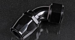 Фитинг AN20 60° под шланг AN, черный