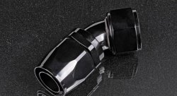 Фитинг AN20 45° под шланг AN, черный