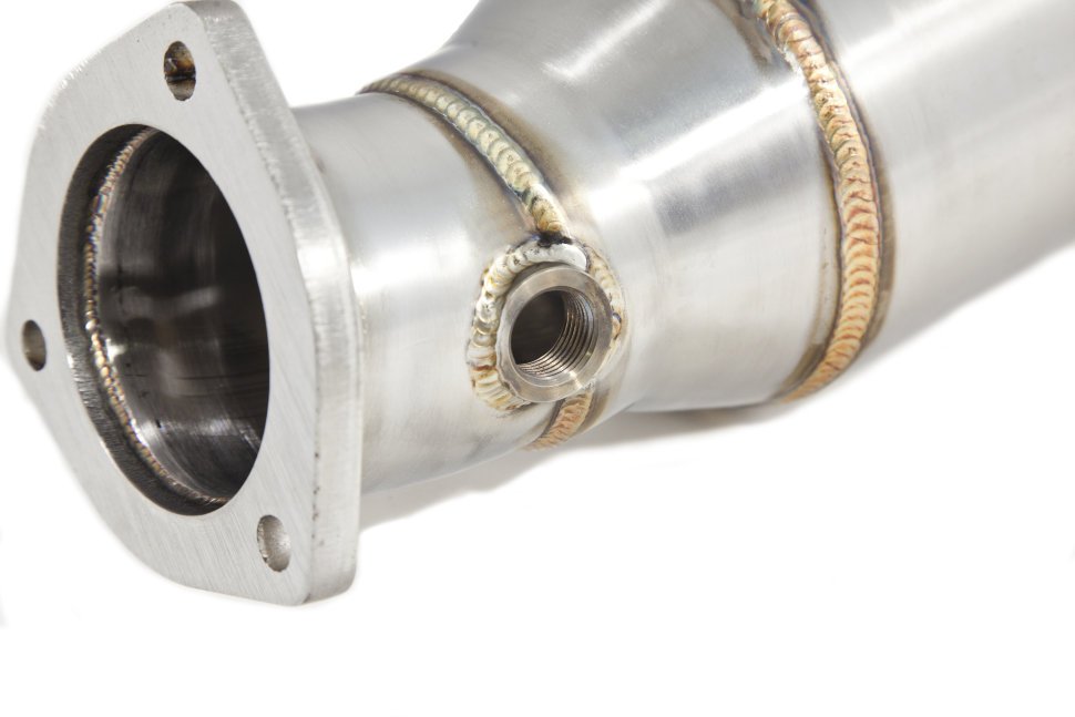 Приемная труба (даунпайп) VW-DP-0312 BlackRock Lab 2.0 TFSI A4 (B9), A5 (F5); Q5 (FYB)